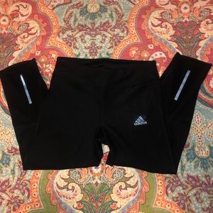 Black xs cropped adidas leggings
